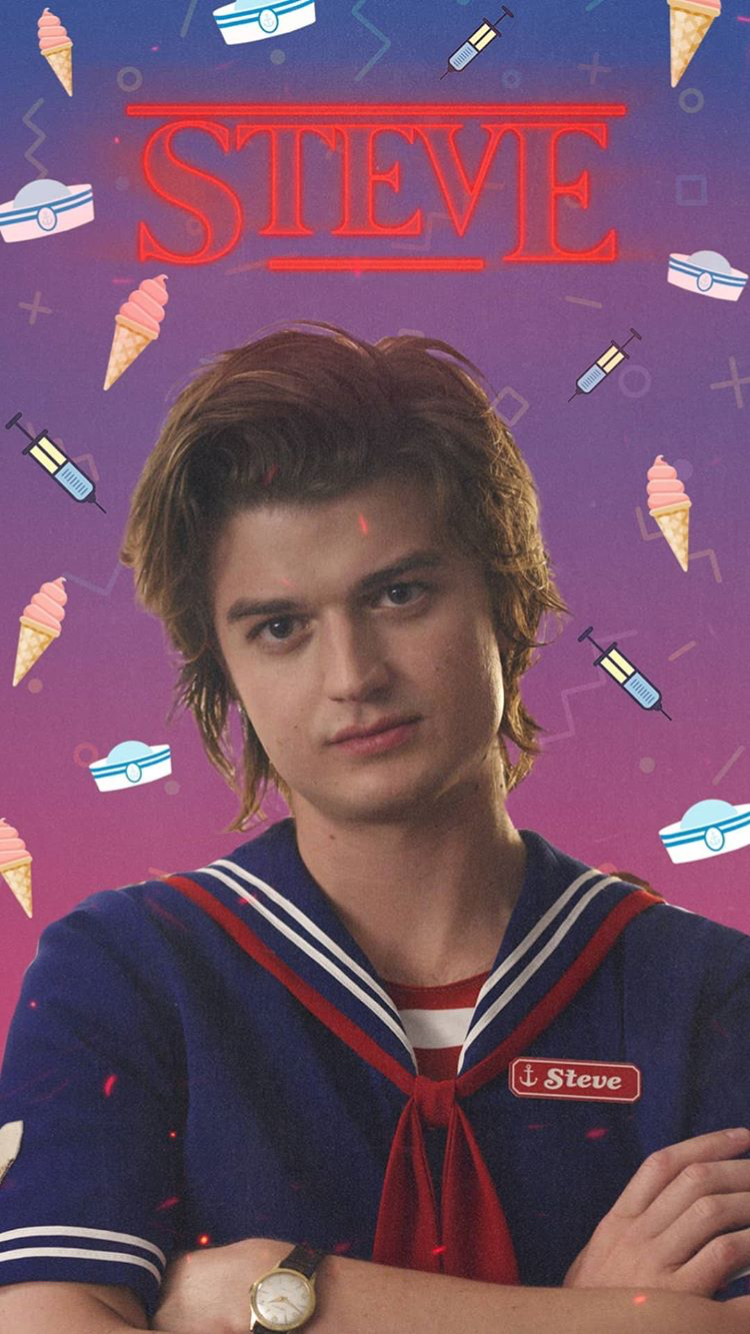 STRANGER THINGS WALLPAPER. Stranger things steve, Steve harrington stranger things, Stranger things