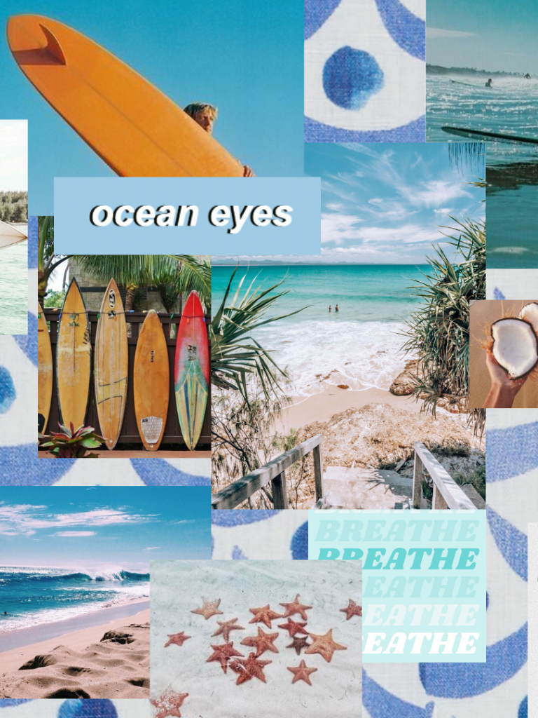 Beach Aesthetic Collage Wallpaper Laptop