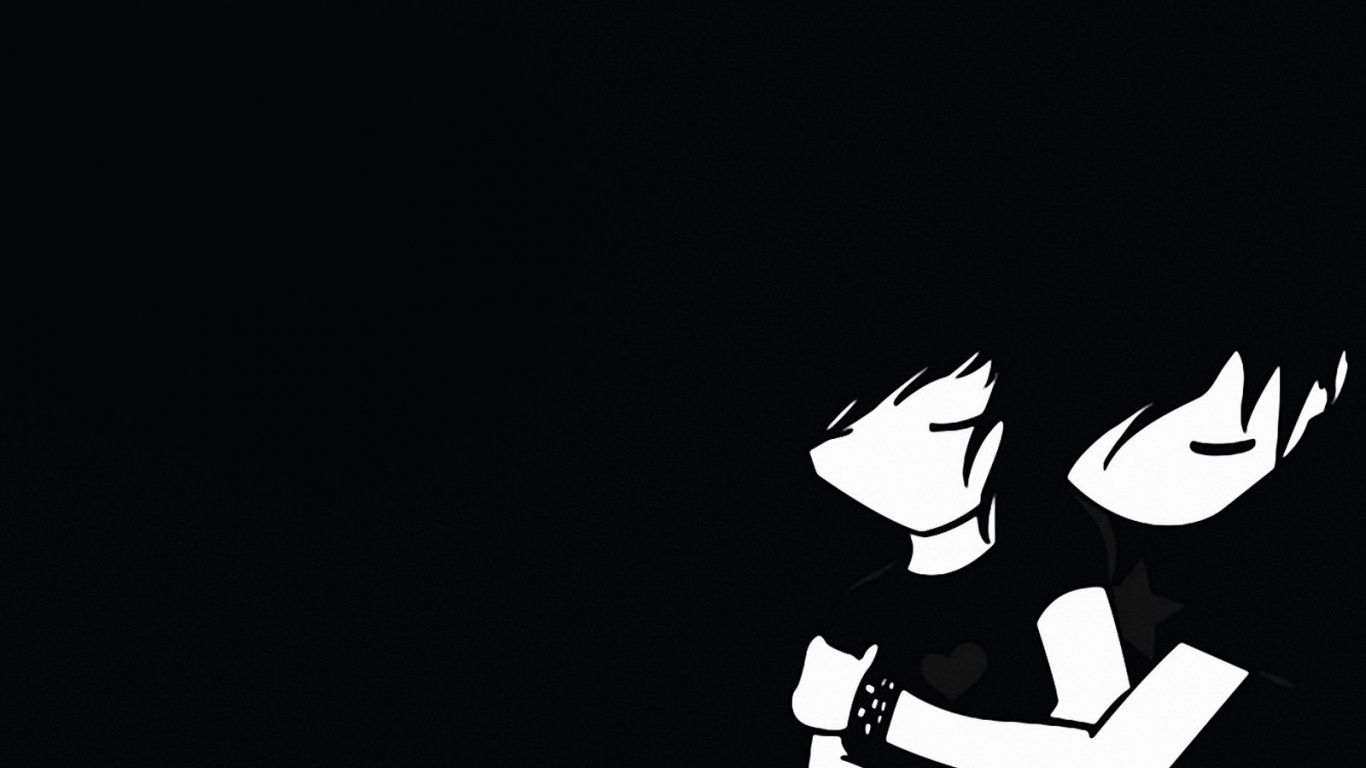 Cute Emo Cartoons Wallpaper