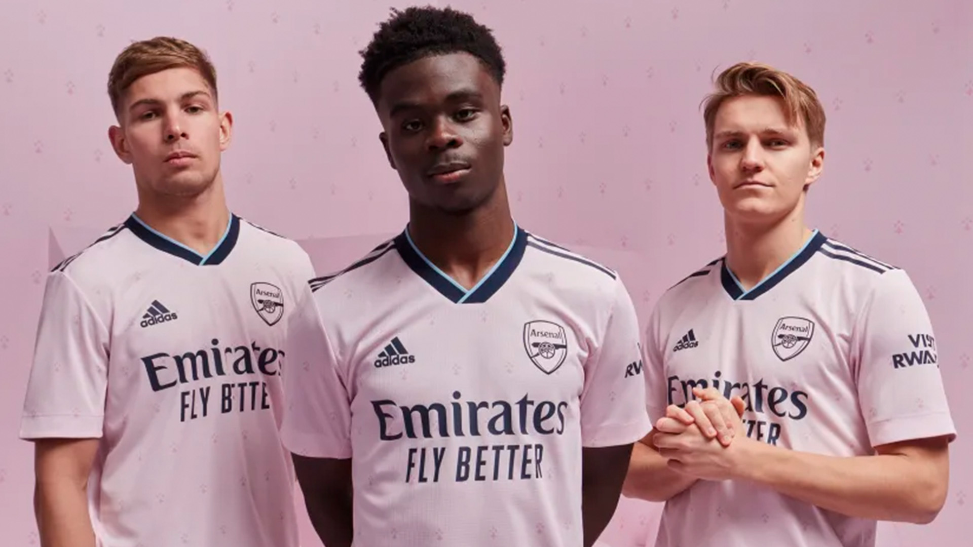 Arsenal And Adidas Unveil All Pink 2022 23 Third Kit. Goal.com US