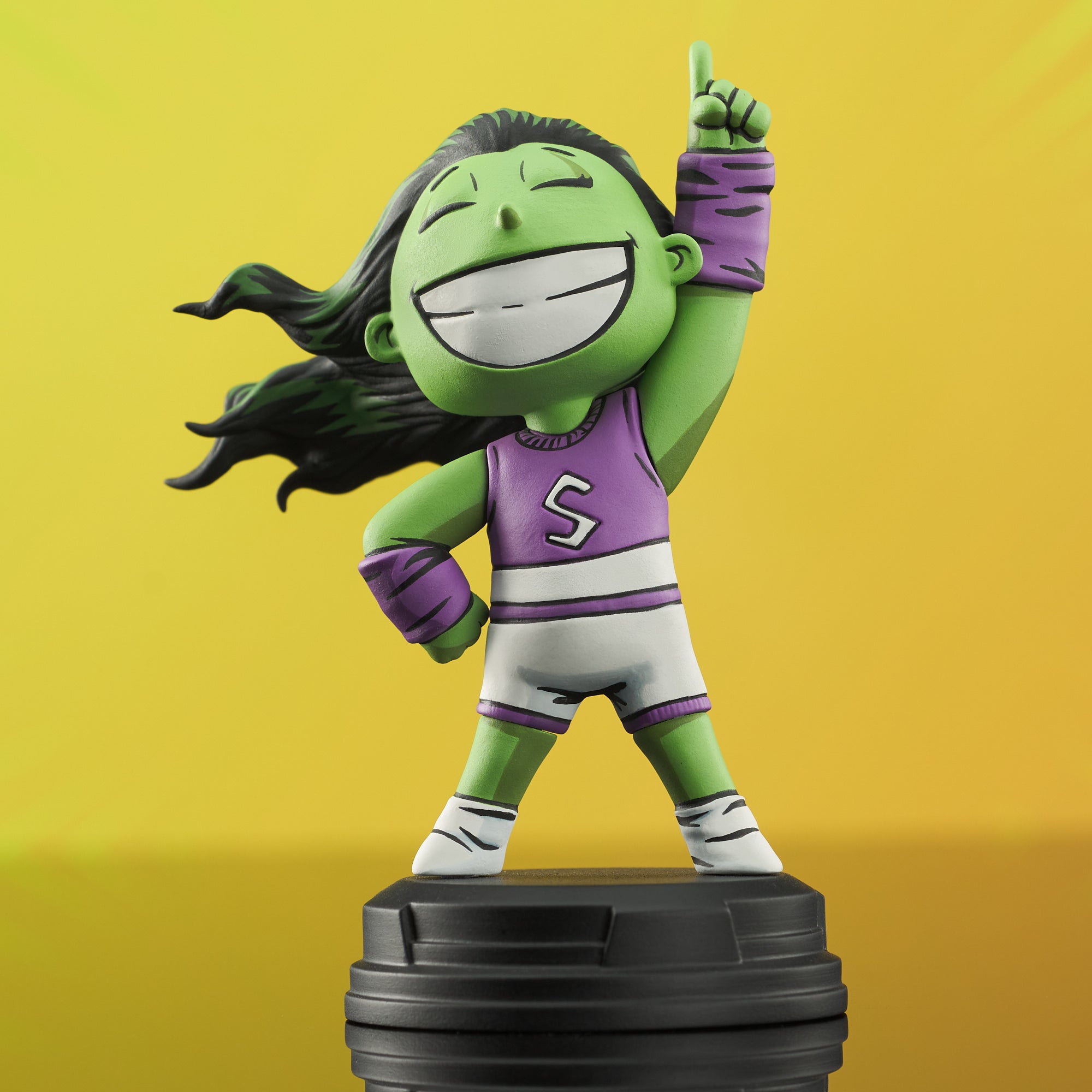 She Hulk Joins The Adorable Marvel Animated Figurine Series From Diamond Select Toys