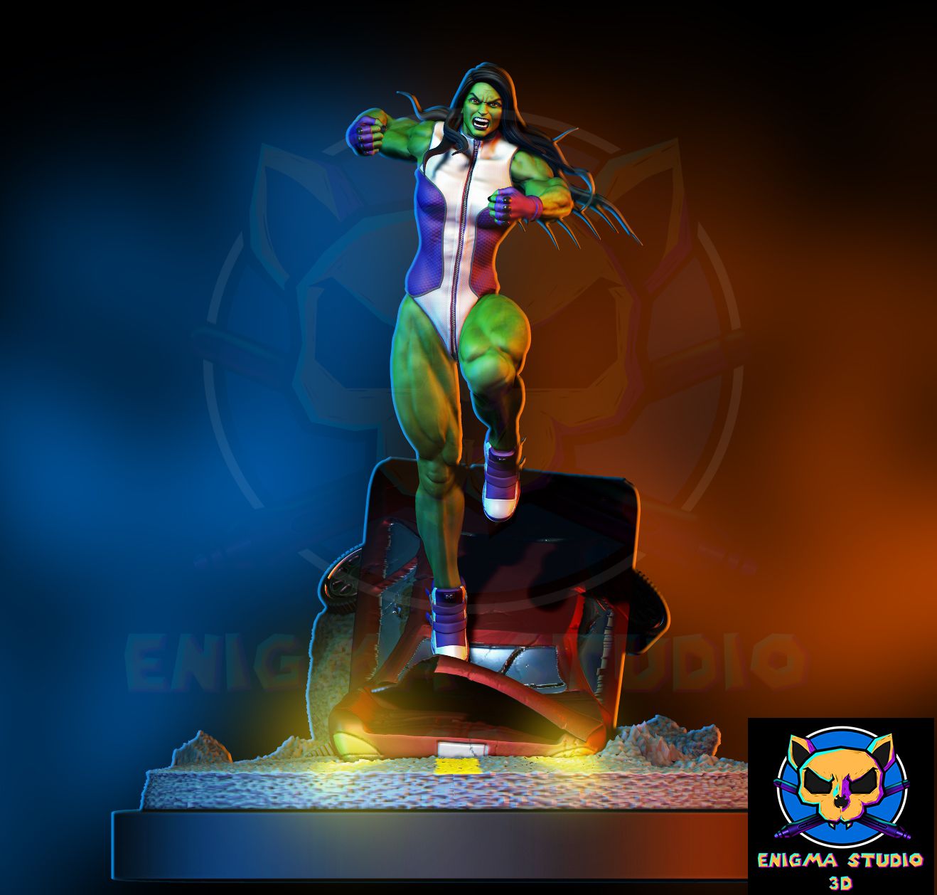 She Hulk 3D 2022 Wallpapers - Wallpaper Cave