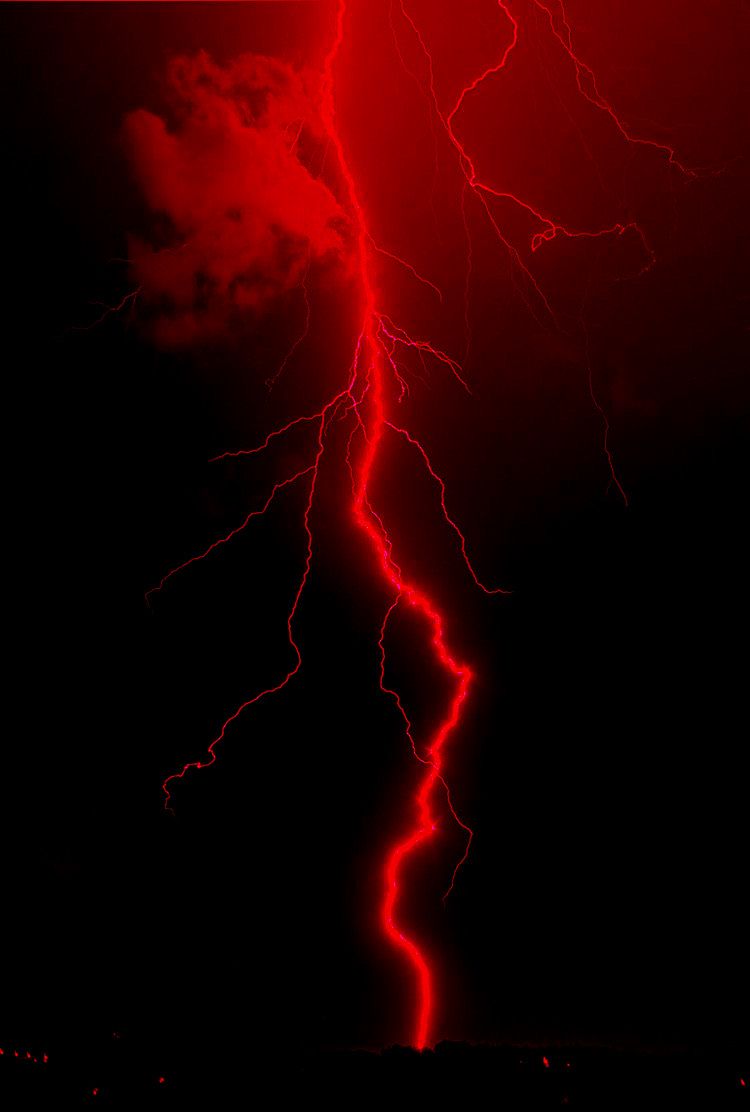 red lightning. Red and black wallpaper, Red aesthetic, Beautiful dark art