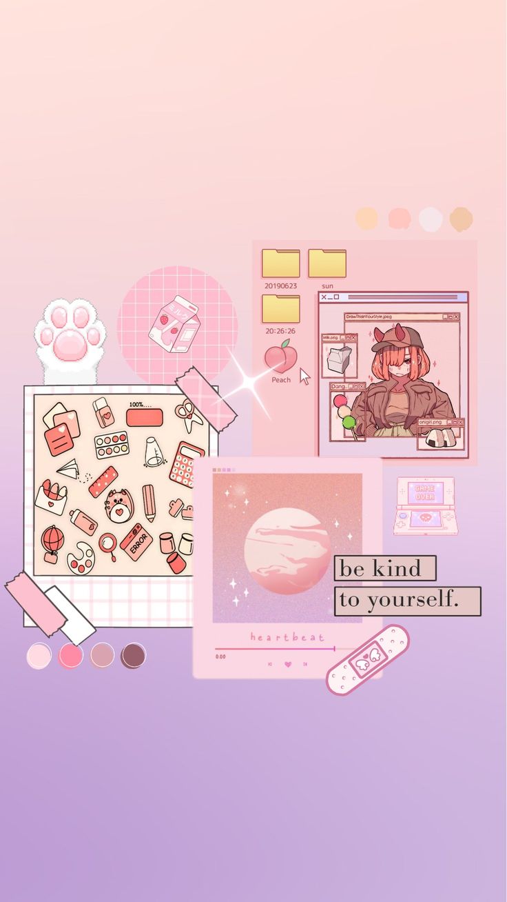 Pink Gamer. Clip art, Cute pink background, Kawaii wallpaper
