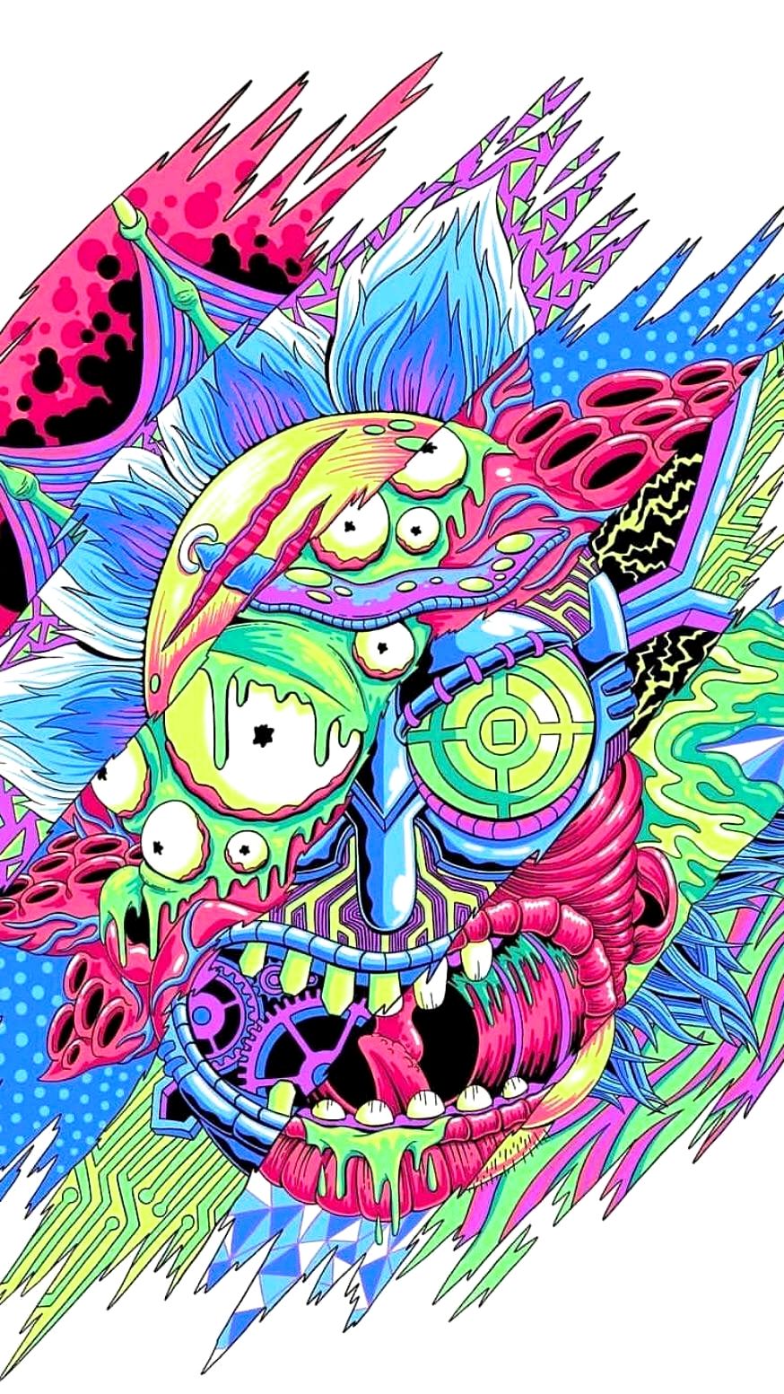 iPad iphone HD rick and morty. iPhone wallpaper rick and morty, Rick and morty tattoo, Rick and morty drawing