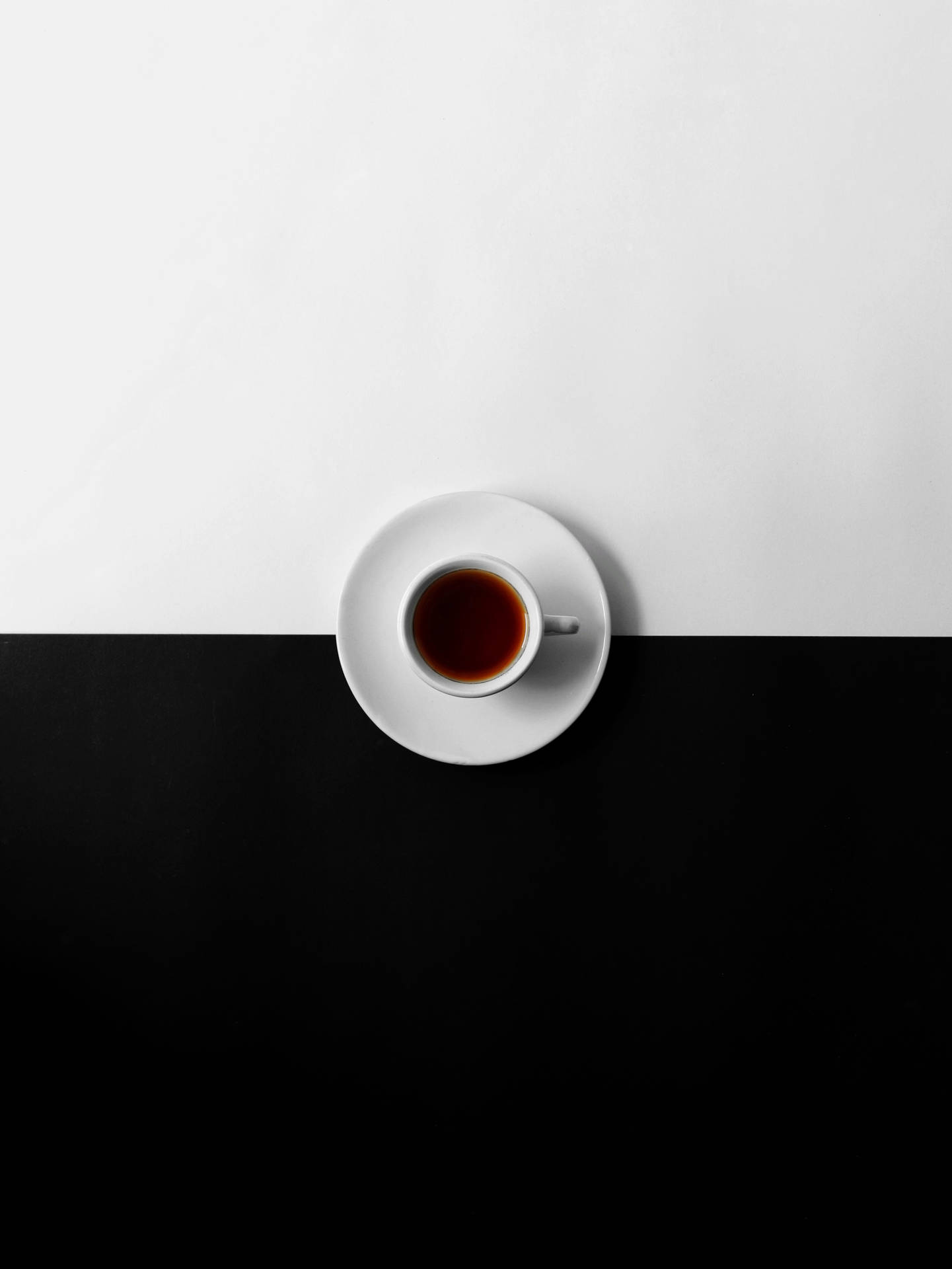 Download Minimalist Cup Of Coffee Wallpaper