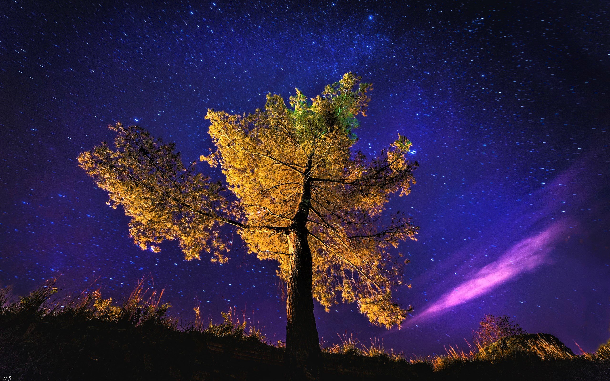 Autumn Night Sky Wallpapers - Wallpaper Cave