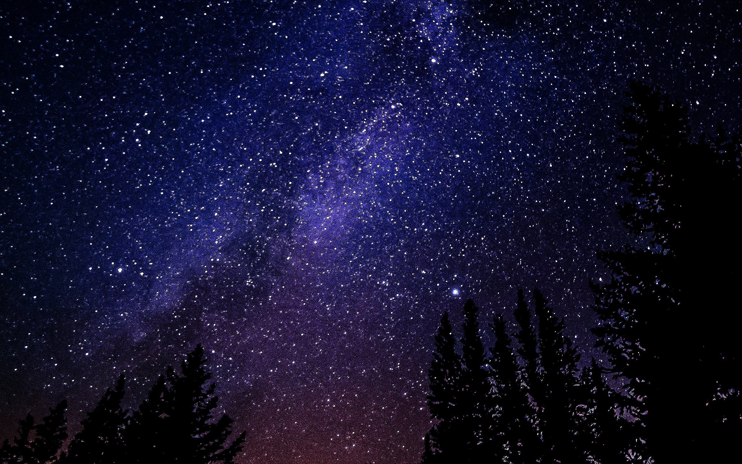 wallpaper for desktop, laptop. night starry sky aurora winter dark