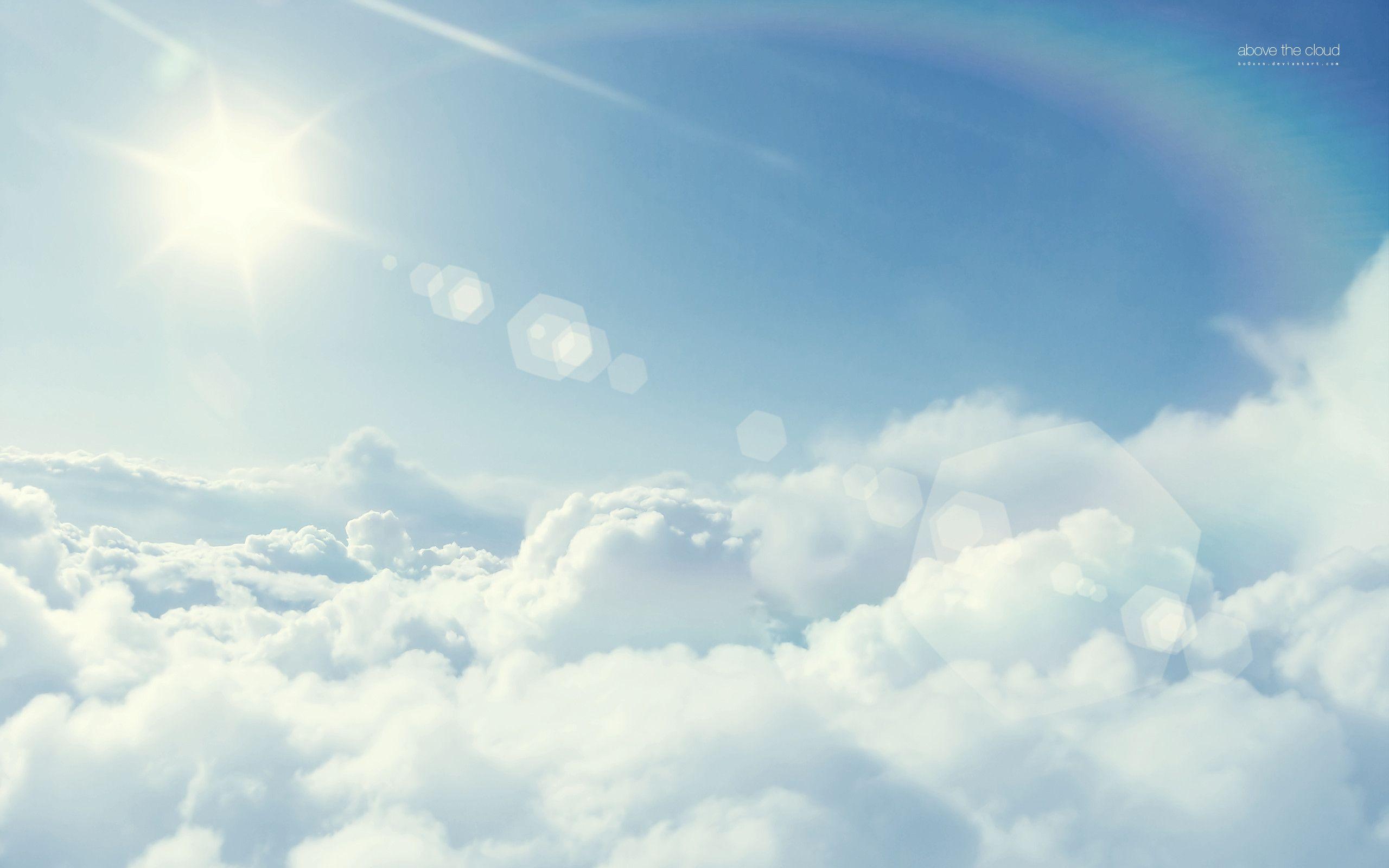 Sun And Clouds Wallpaper