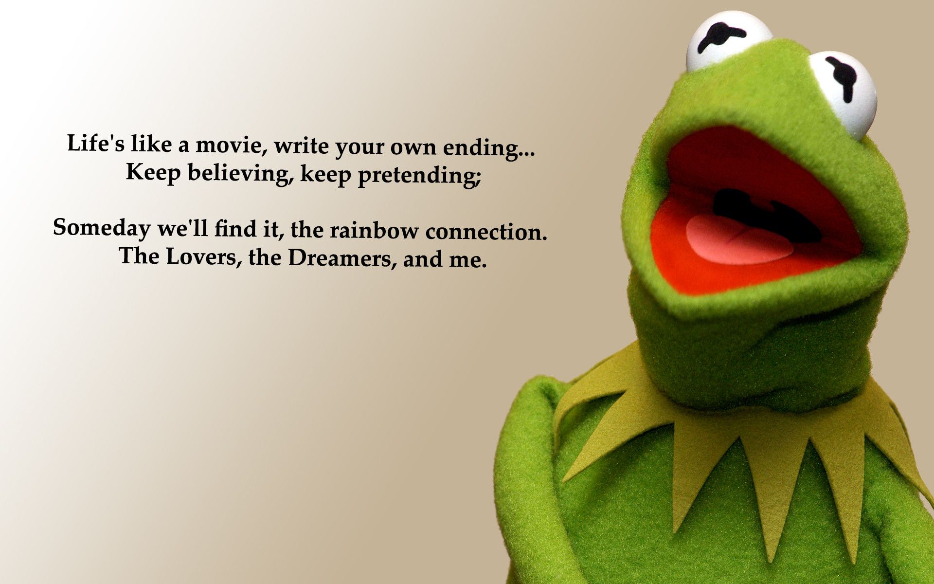 Cute Kermit the Frog Wallpaper