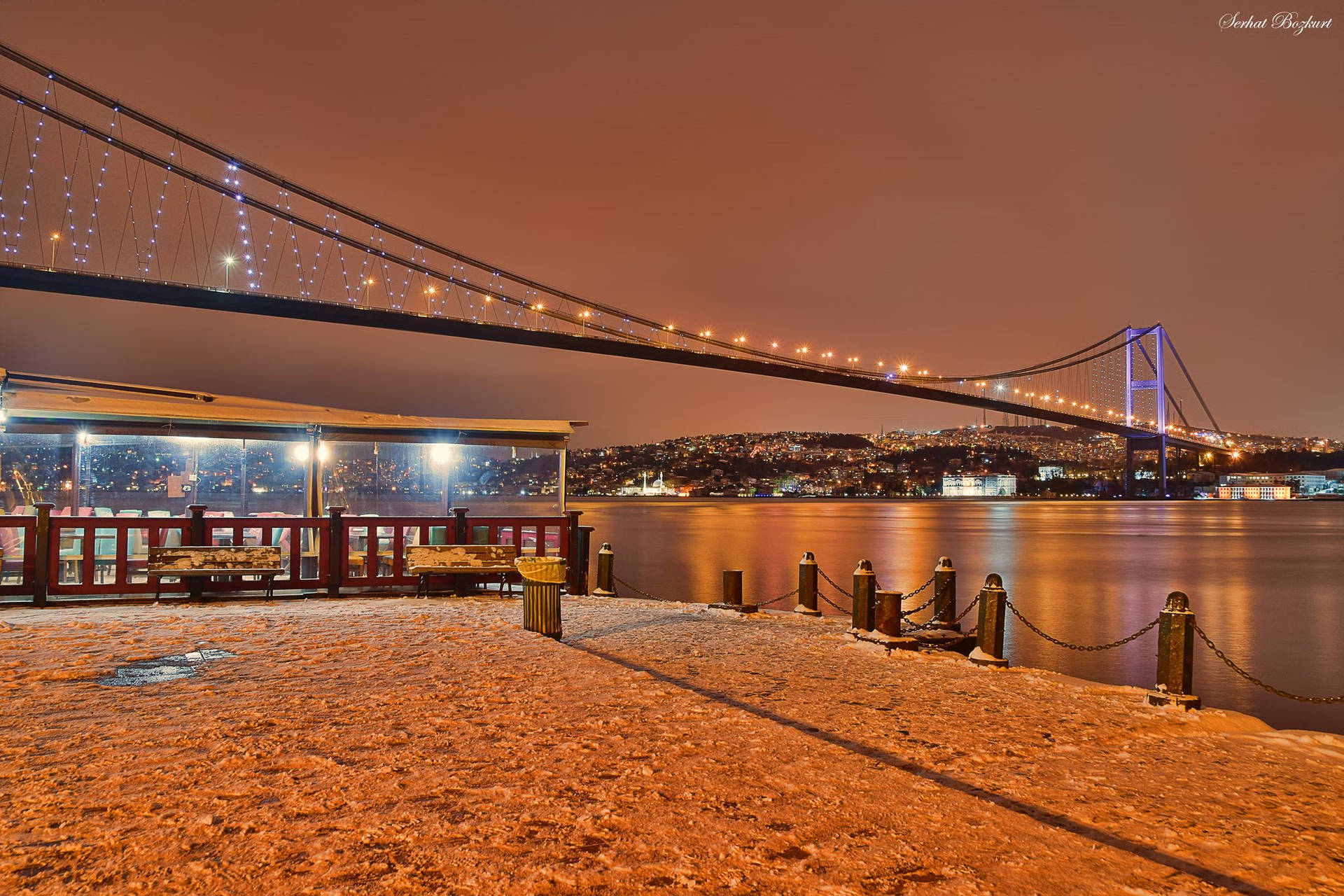 Download Ortakoy Bridge In Istanbul Wallpaper