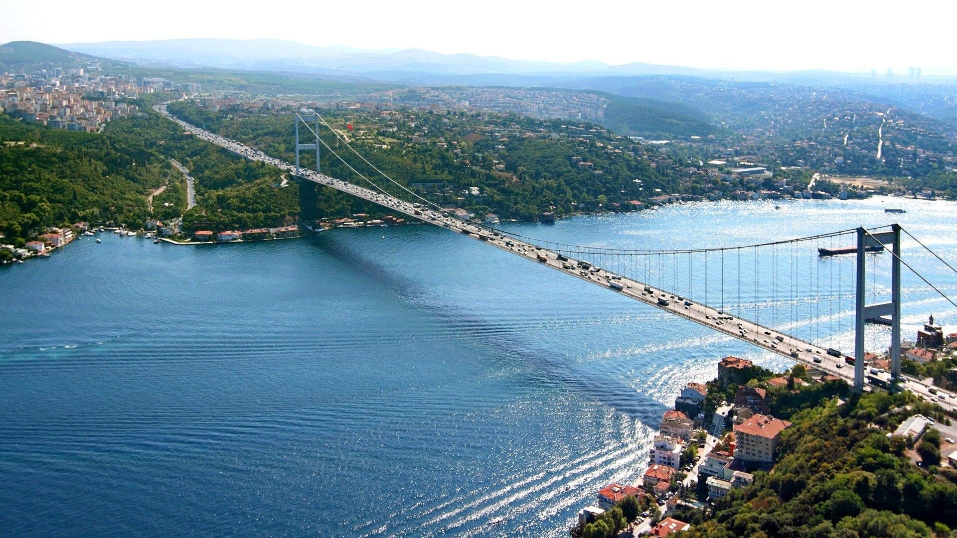 Bosphorus bridge istanbul wallpaper 1920x1080 file (2022)