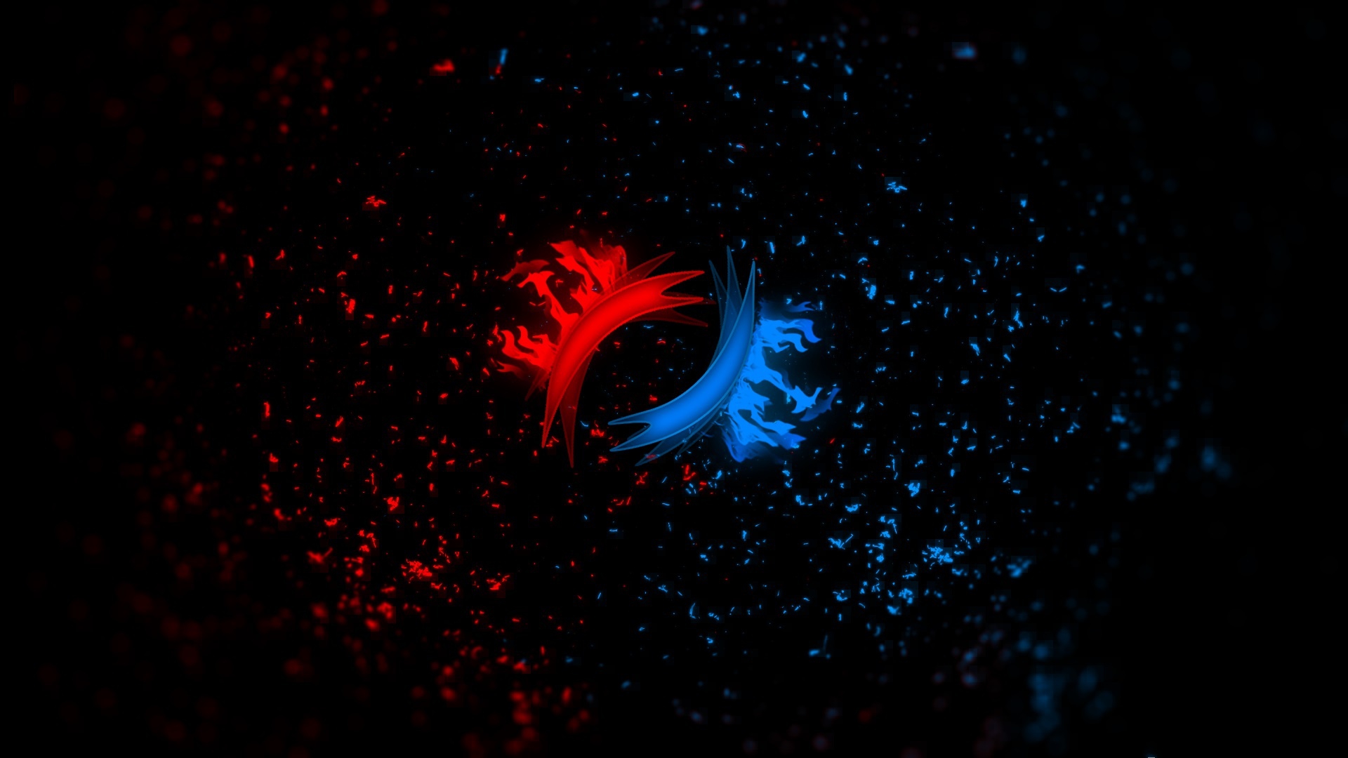 Red and Blue Gaming Wallpaper Free Red and Blue Gaming Background