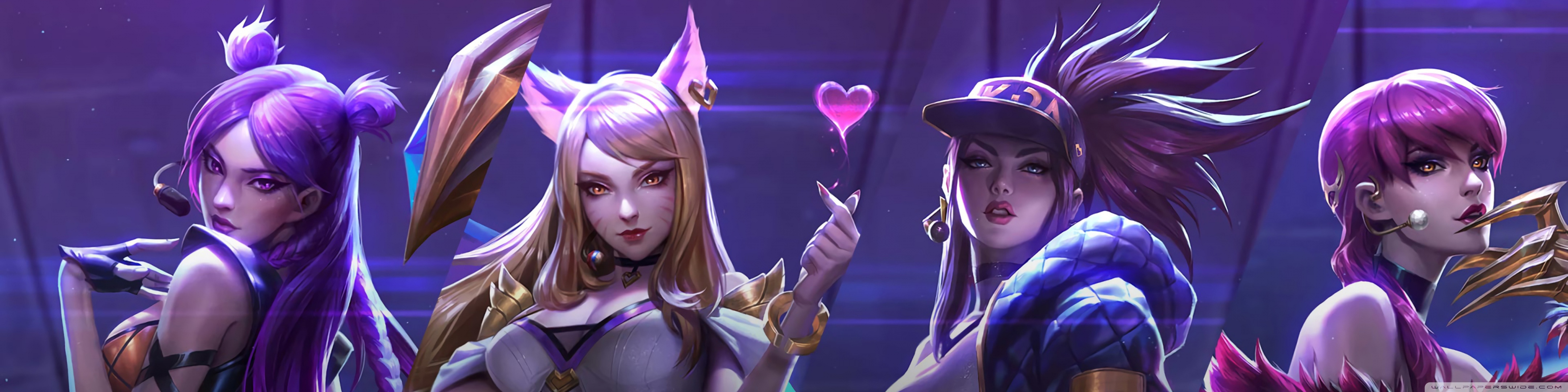 KDA Ultra HD Desktop Background Wallpaper for: Widescreen & UltraWide Desktop & Laptop, Multi Display, Dual & Triple Monitor, Tablet