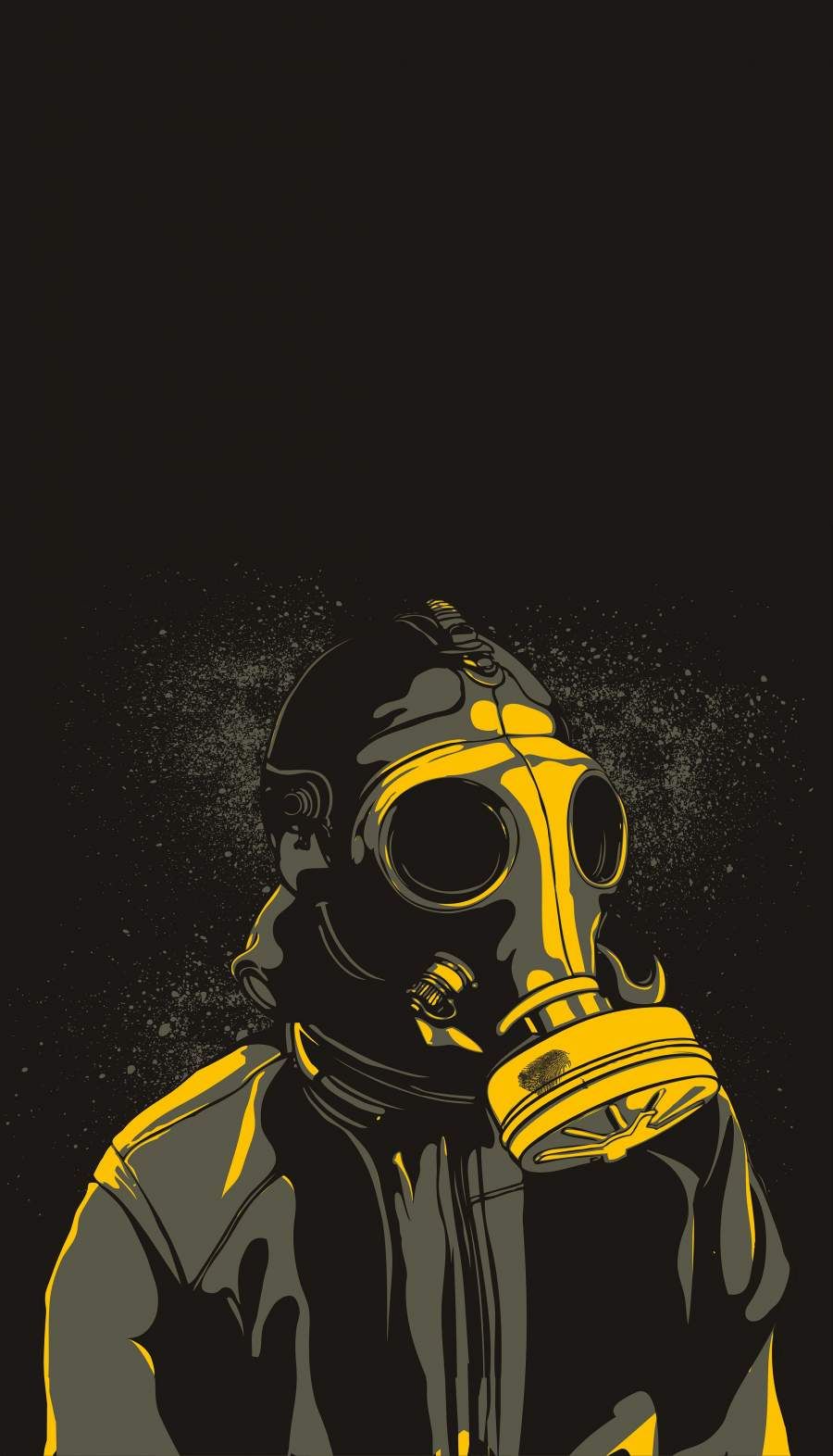 The Masked iPhone Wallpaper. Steampunk wallpaper, Gas mask art, Pop art wallpaper