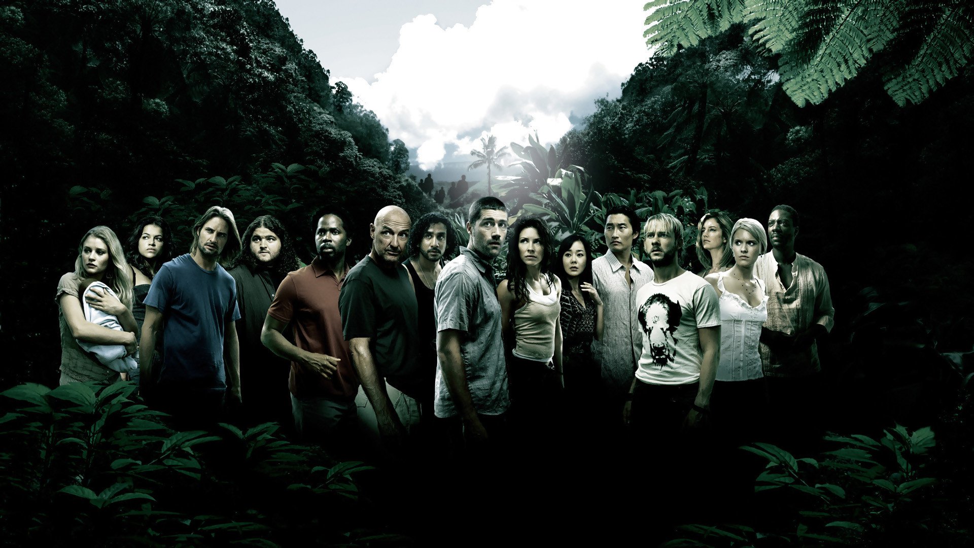 Lost: The Cast in Stunning HD Wallpaper