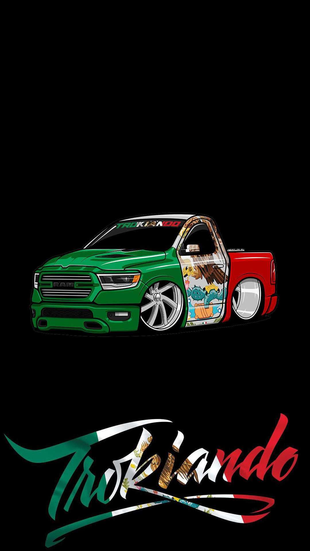 Trokiando Trucks Wallpaper Discover more Chevy Truck, Takuache, Takuache Truck, Takuache Trucks,. iPhone wallpaper unicorn, Wallpaper iphone cute, Casper cartoon