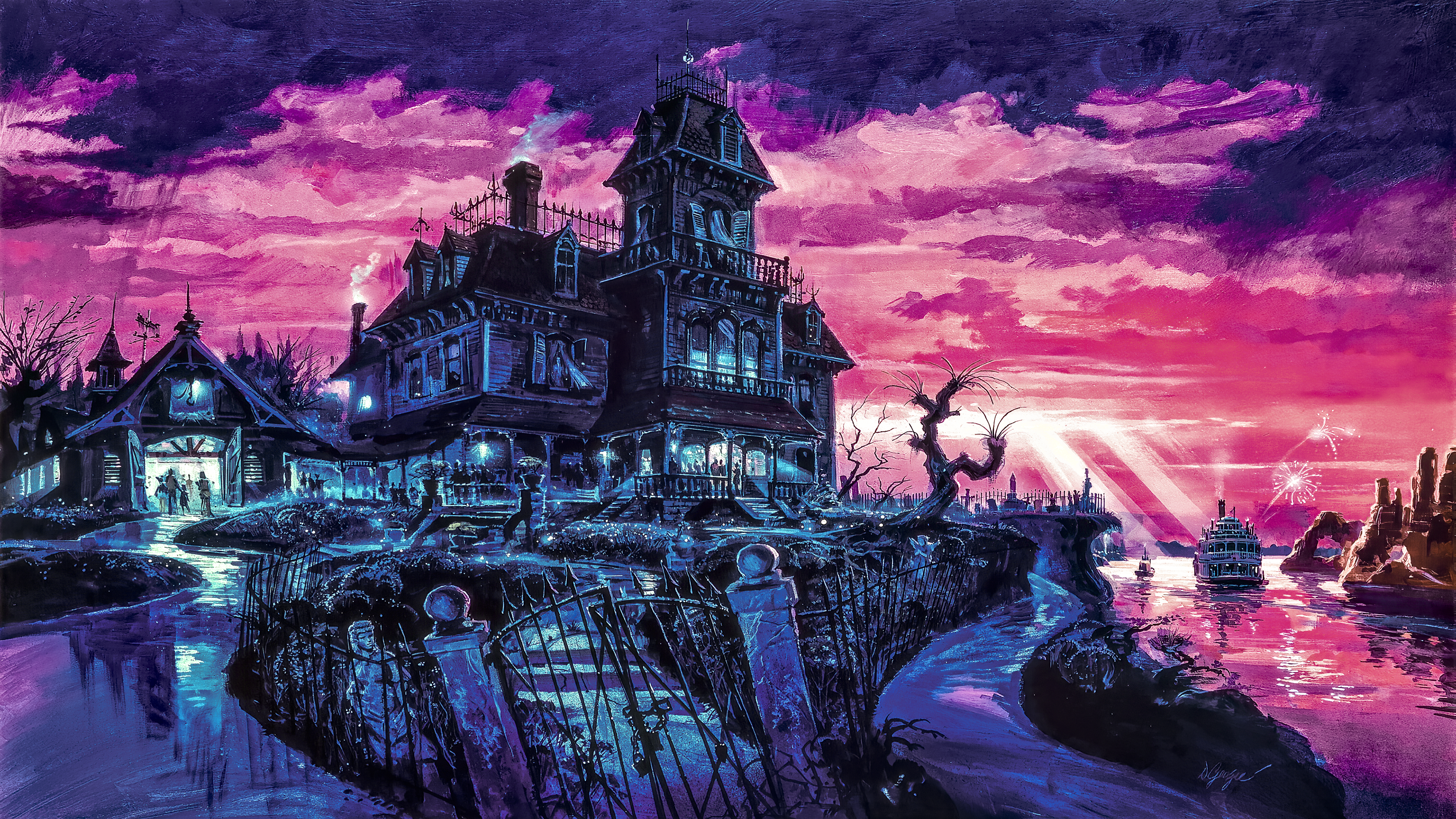 The Phantom Manor, Disneyland Paris by Dan Goozee resized