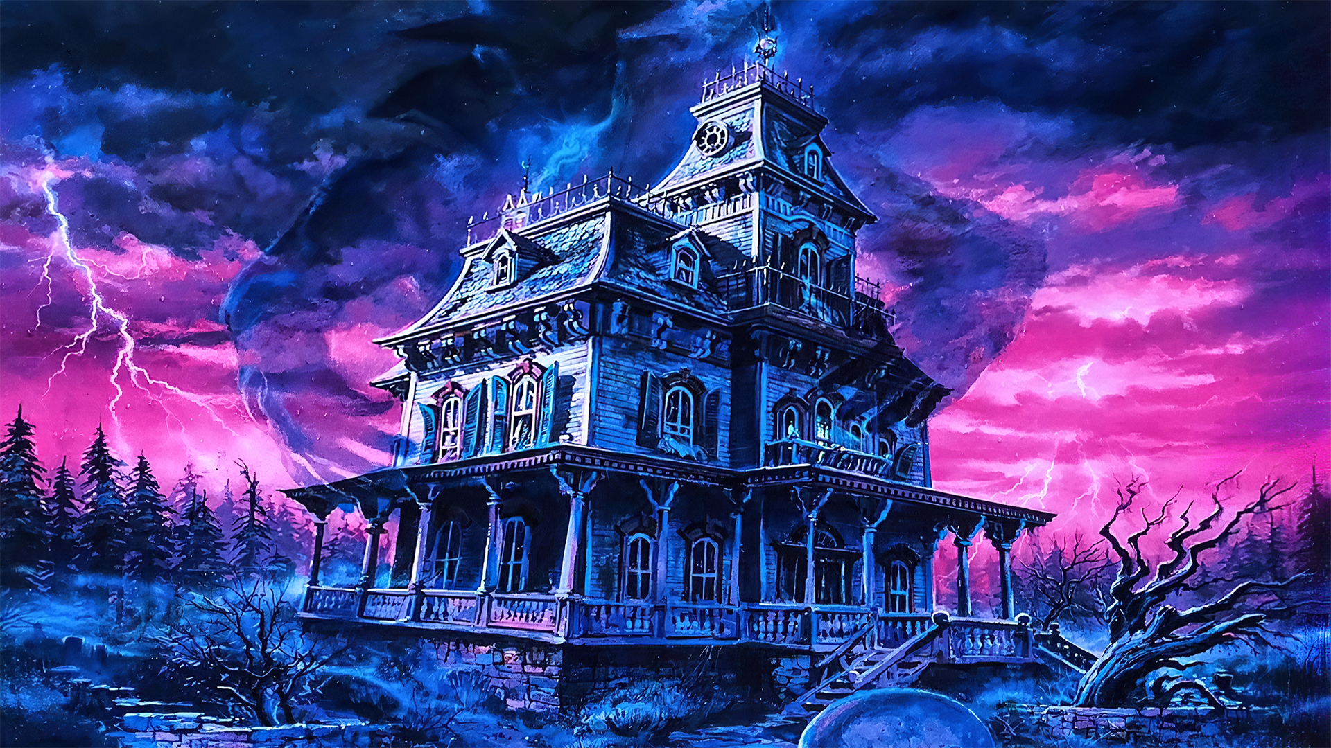 Phantom Manor Frontierland by Dan Goozee [1920x1080]