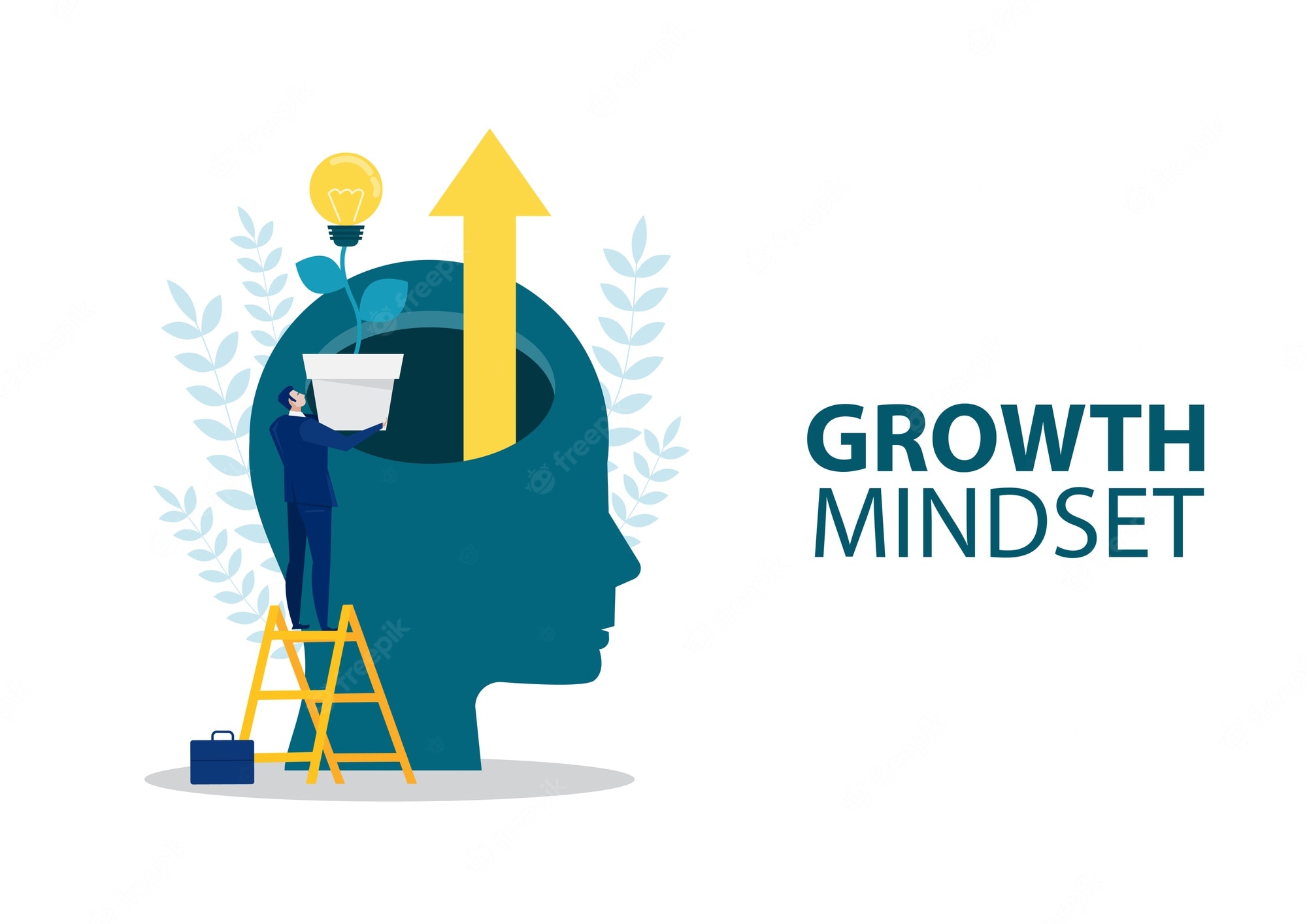 Growth Mindset Image. Free Vectors, & PSD