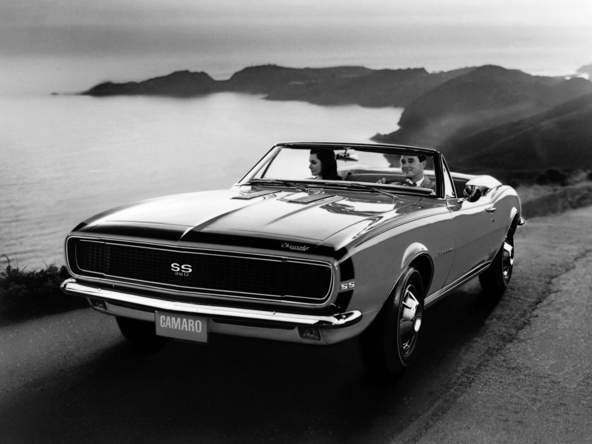 Chevrolet Camaro R S S S 350 Convertible Muscle Classic F Wallpaperx1536