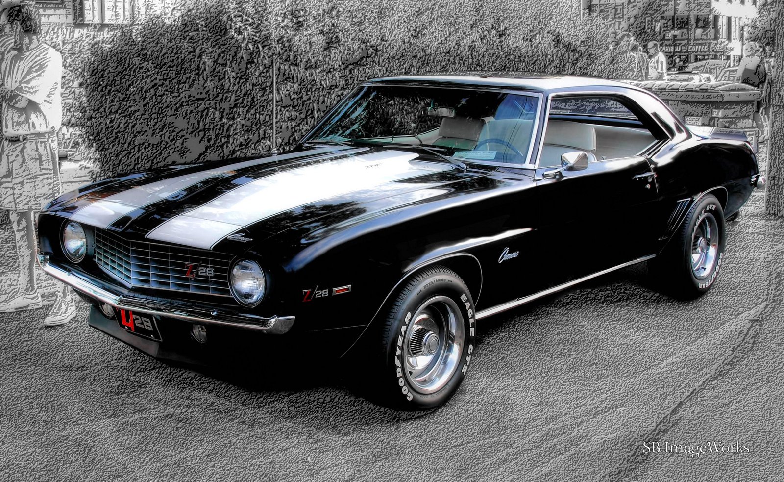 1st Generation chevrolet chevy Camaro ss rs z28 1967 1968 1969 car muscle usa wallpaperx983