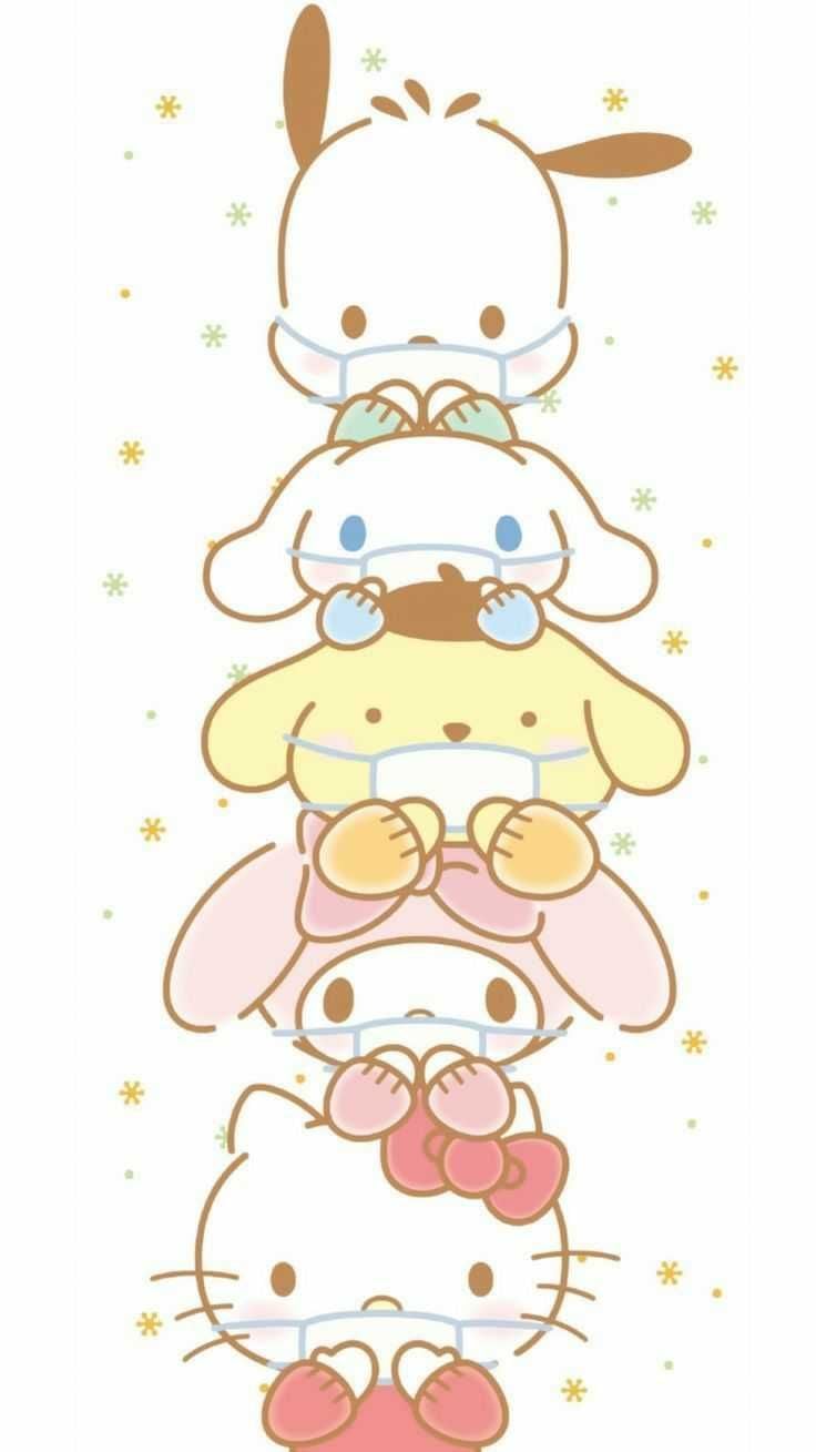 Sanrio Wallpaper Discover more Background, cinnamoroll, Desktop, Hello Kitty, iPhone wa. Hello kitty iphone wallpaper, Hello kitty image, Cute cartoon wallpaper