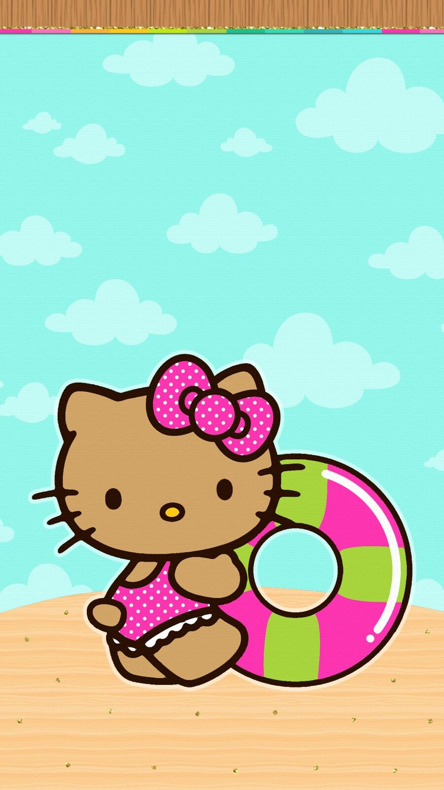 digitalcutewalls. Hello kitty background, Hello kitty picture, Hello kitty iphone wallpaper