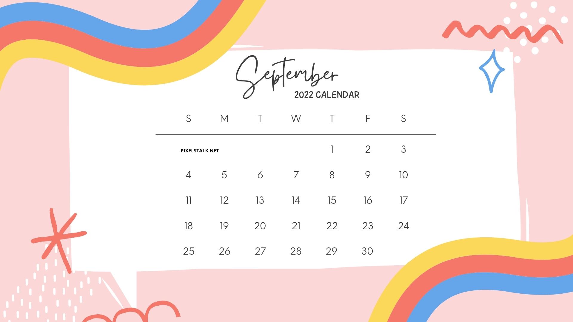 September 2022 Calendar Wallpapers - Wallpaper Cave