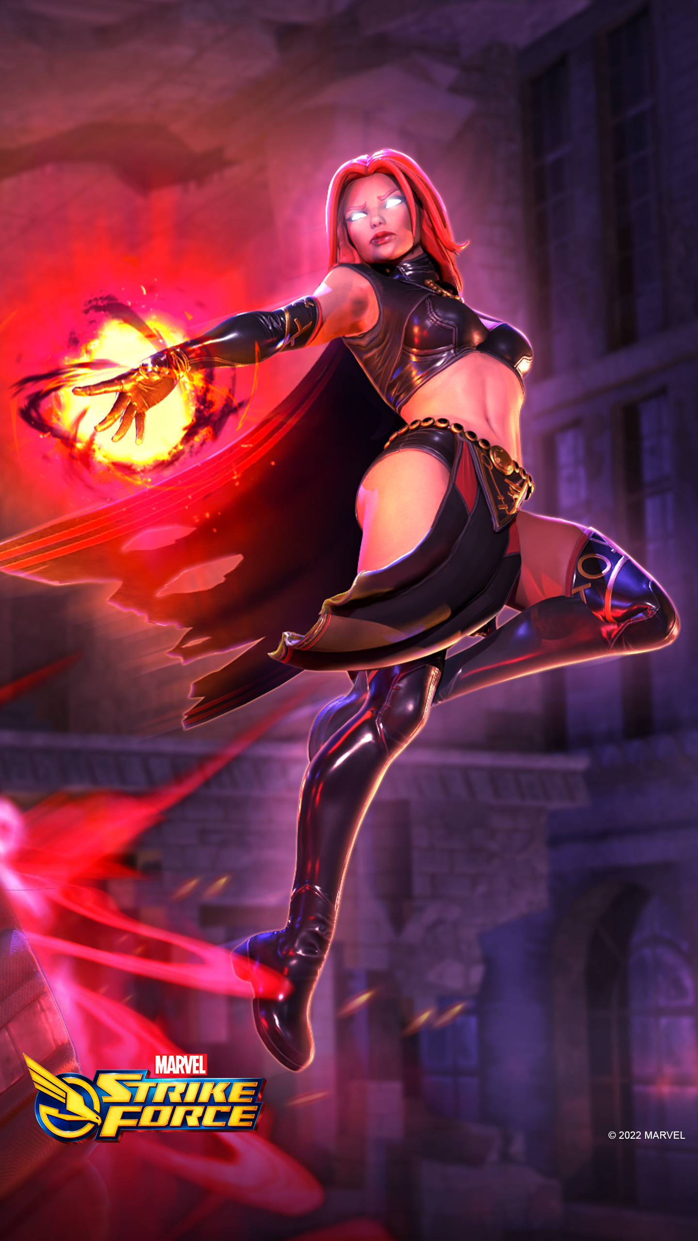 MARVEL Strike Force Pryor wallpaper. Not to be mistaken for a Jean Grey wallpaper. Put it on your phone