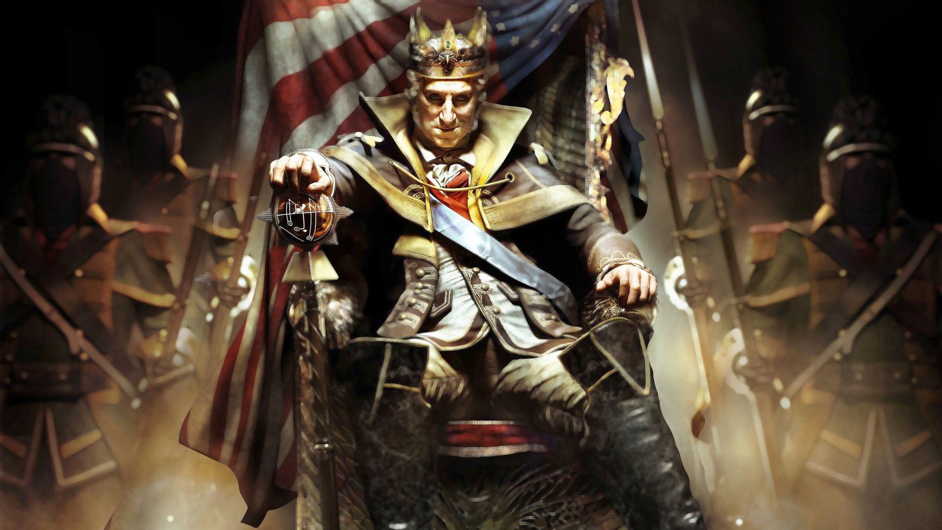 Джордж Вашингтон Assassins Creed 3 обои