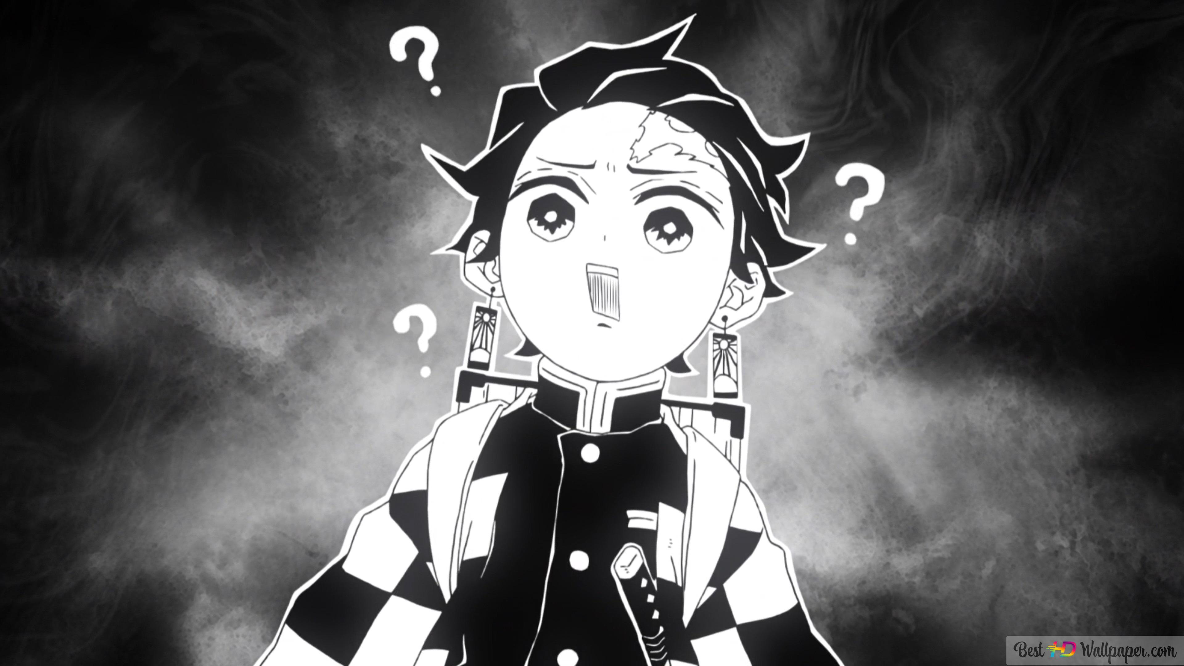 Demon slayer: tanjiro kamado taken aback HD wallpaper download