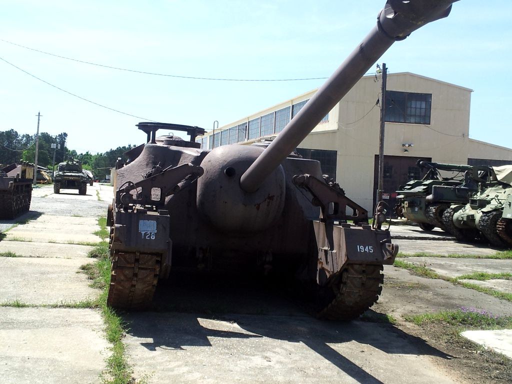 T28 Super Heavy Tank. T28 Super Heavy Tank without side tra