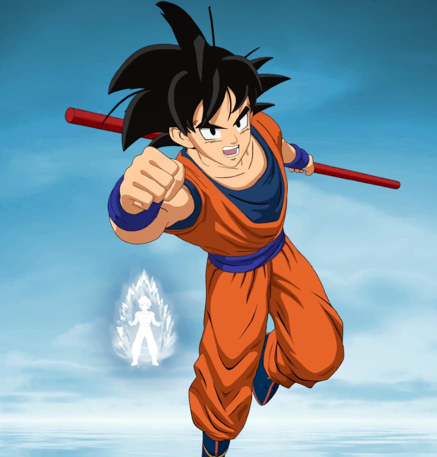 Son Goku Fortnite wallpaper
