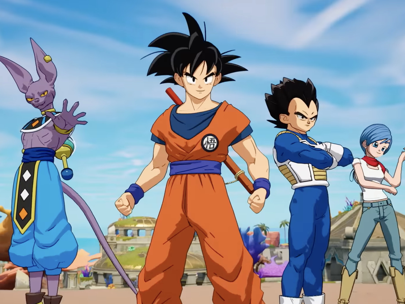 Fortnite's Dragon Ball event lets Goku hit dance moves like the Griddy