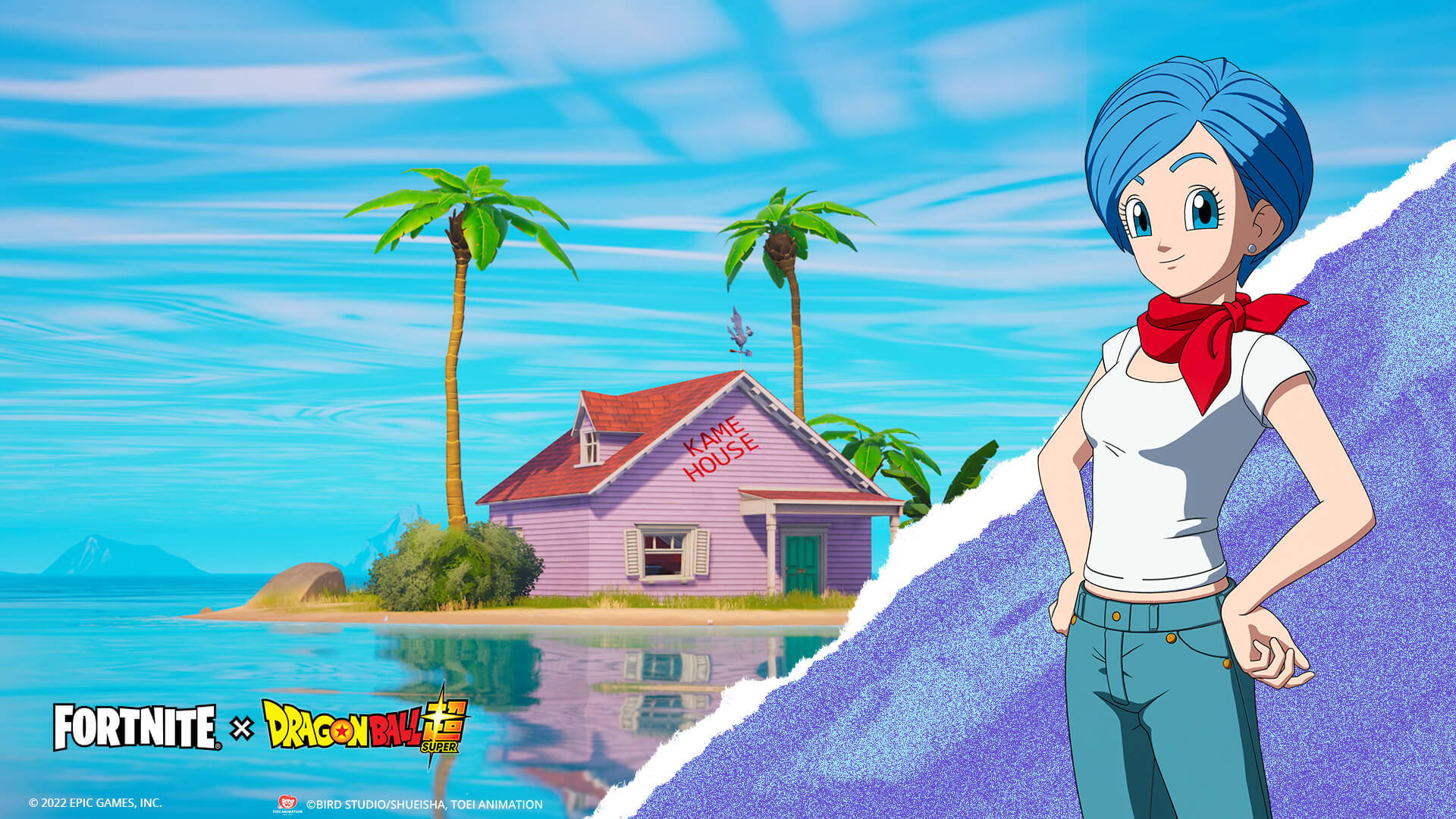Where to find Bulma And the Kame House In Fortnite