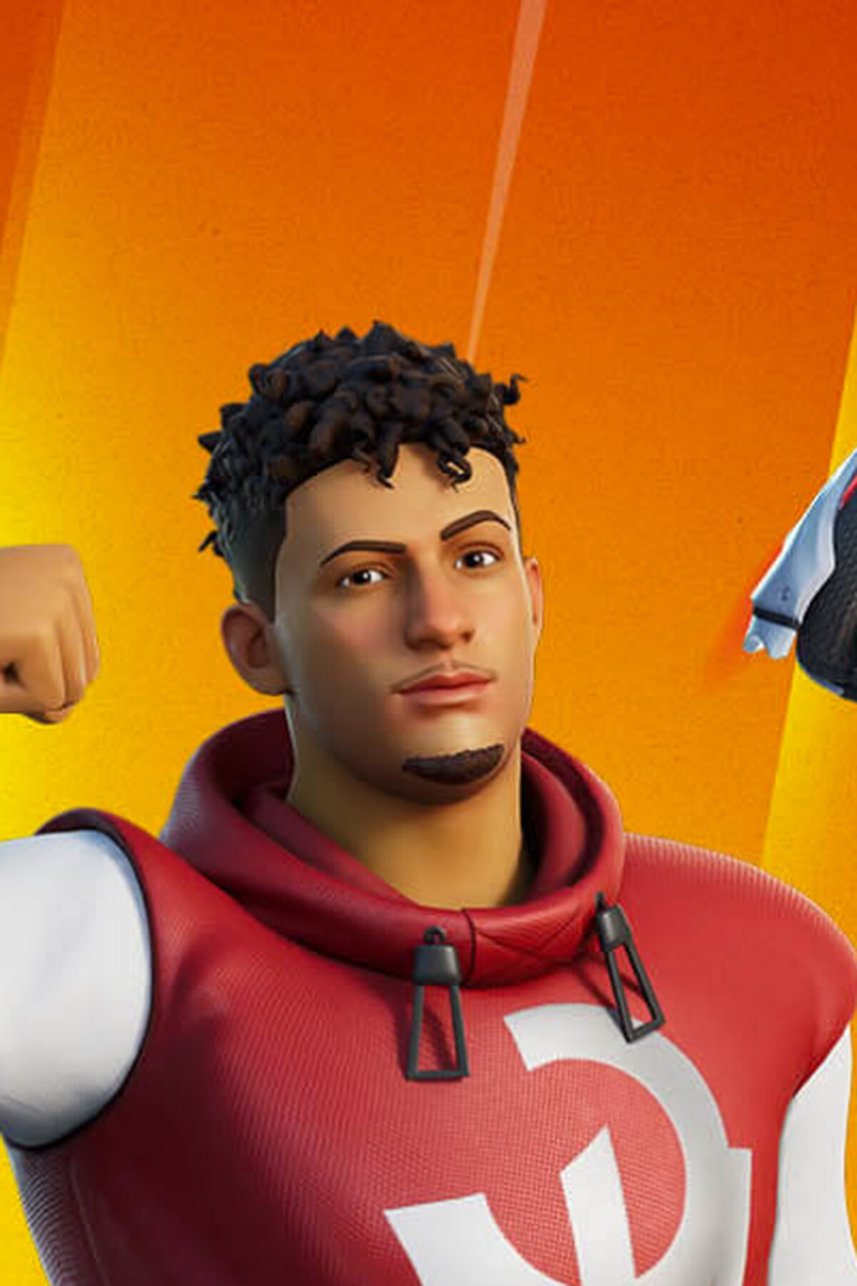 NFL Quarterback & MVP Patrick Mahomes makes a play in the Fortnite Icon Series