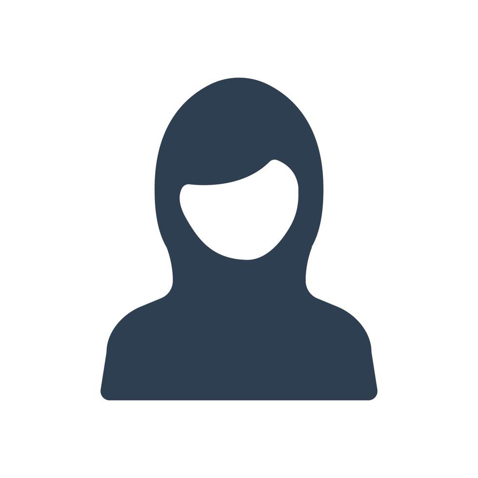 Muslim woman with hijab icon
