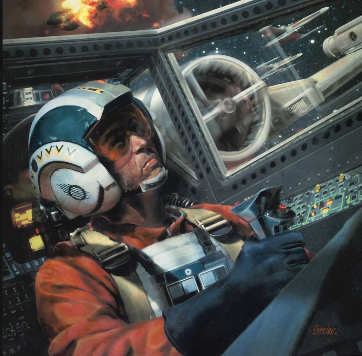 Wedge Antilles by Dave Seeley. Star wars art, Star wars artwork, Star wars fan art