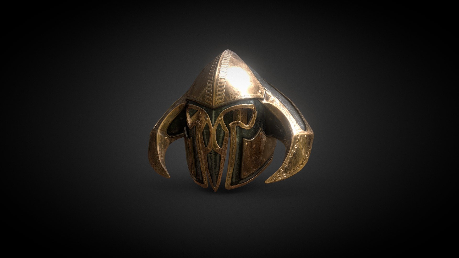 Helmet fantasy Free 3D model by KIFIR [b7d0d38]
