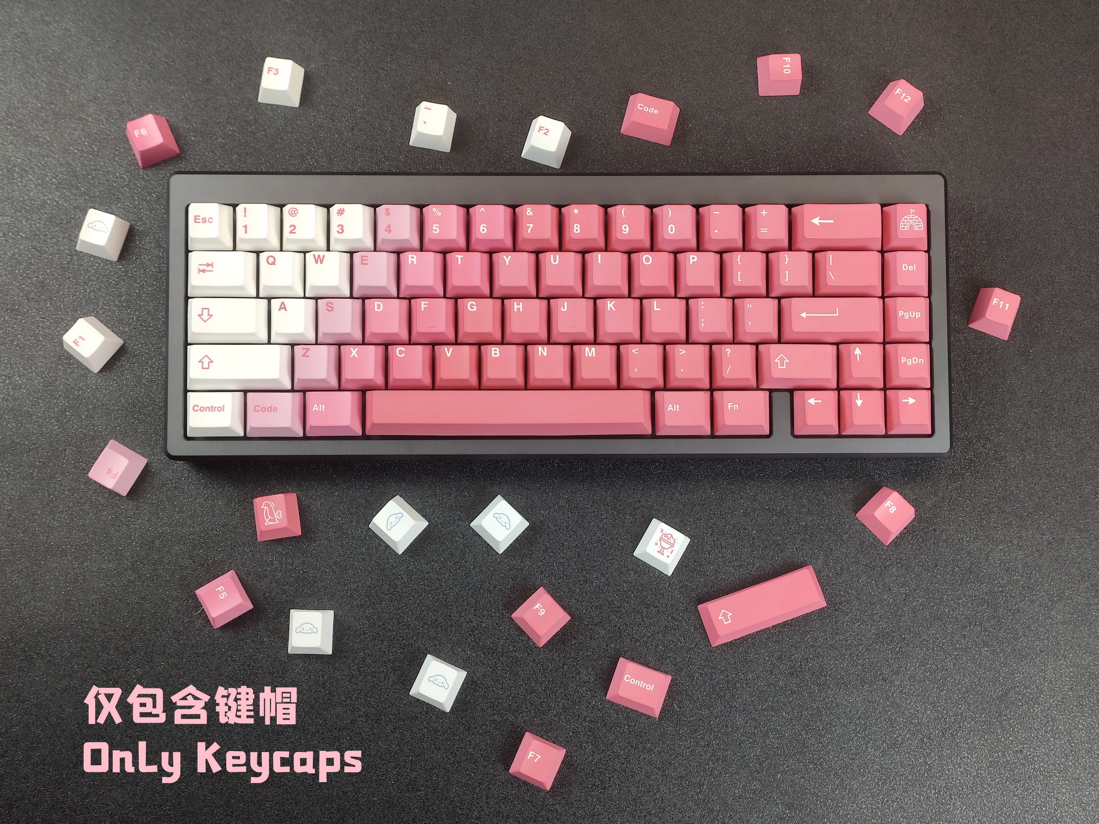 Gmk Gradient Keycaps Pbt Dye Sublimation Keycap For Mechanical Keyboard Cherry Mx Switch Key Caps 129 Keys & Keyboards Accessories