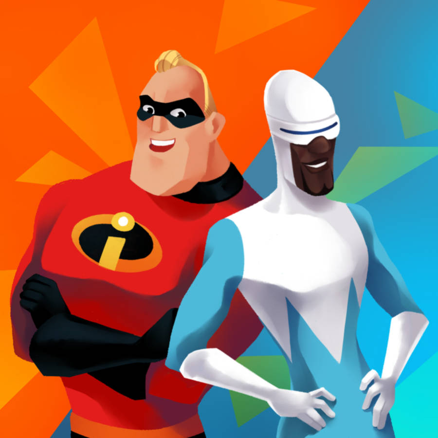 Download Mr. Incredible And Frozone Wallpaper