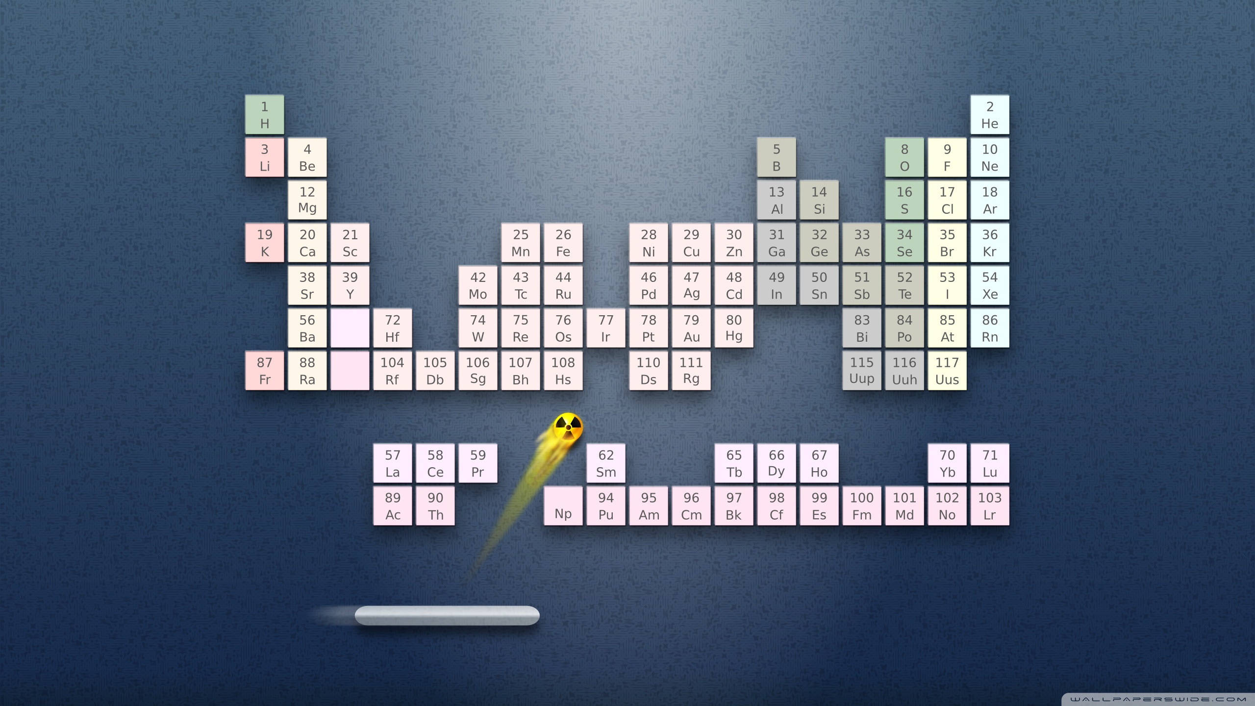 Periodic System Of Chemical Elements Ultra HD Desktop Background Wallpaper for 4K UHD TV, Tablet