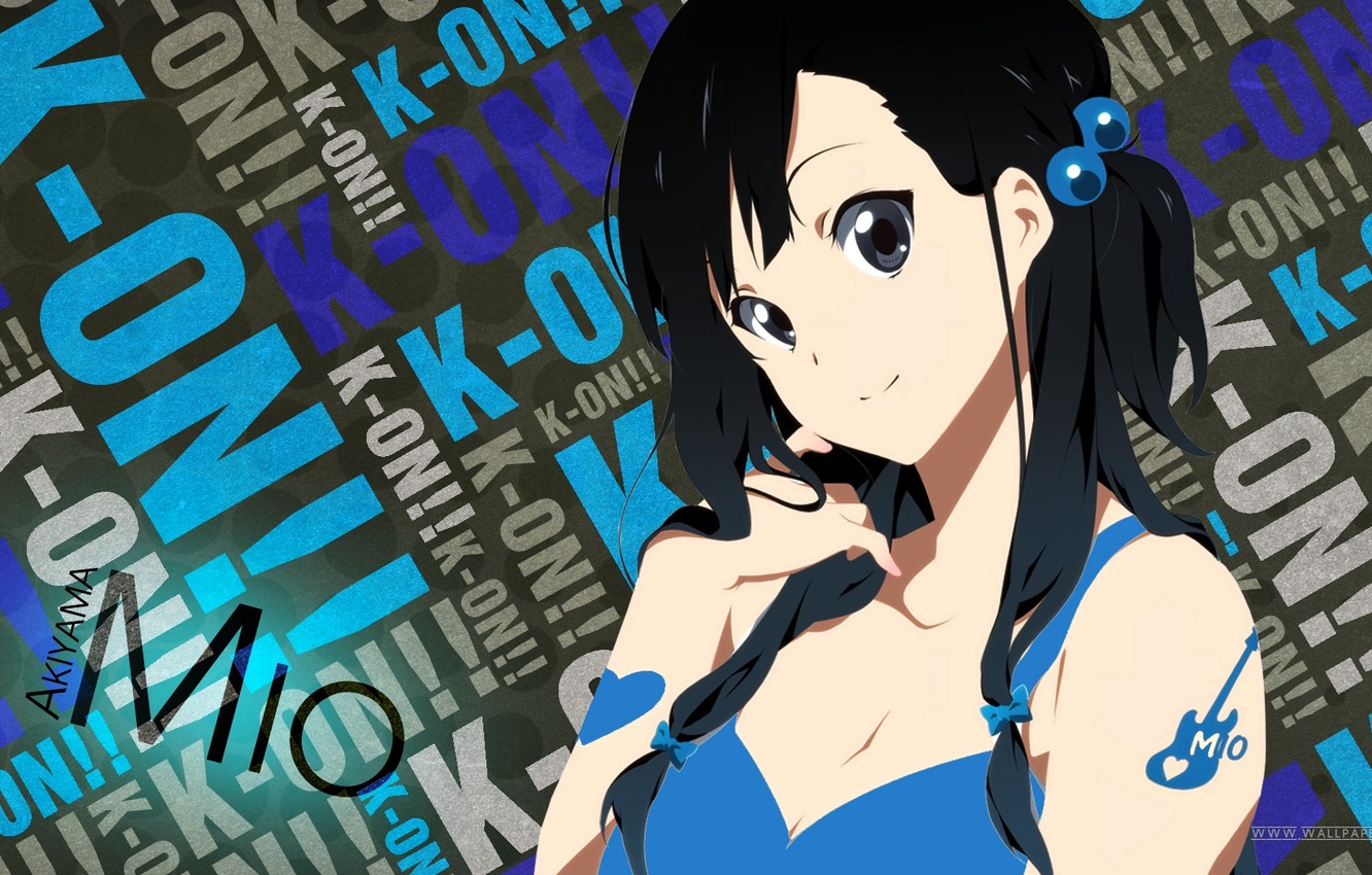 Wallpaper Anime, Art, Mio Akiyama, K On, Light Music Image For Desktop, Section сёдзё