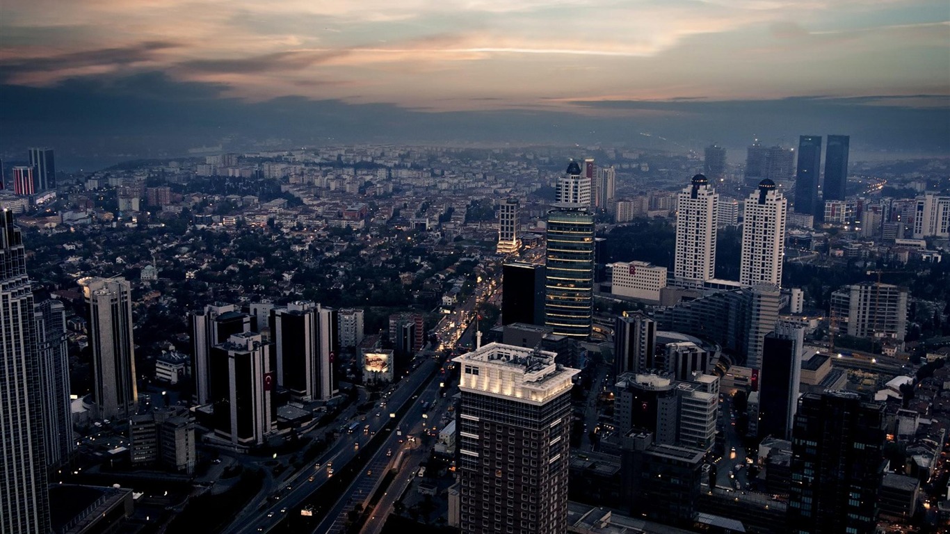 Istanbul Urban Landscape Wallpaper