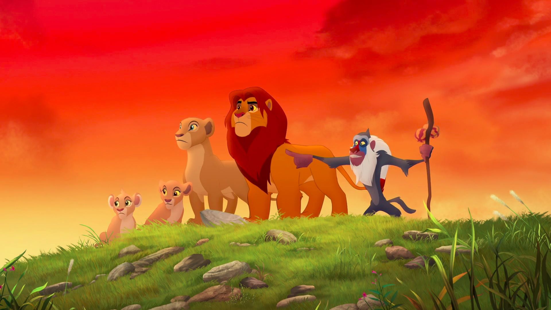 Lion King Simba and Nala Wallpaper