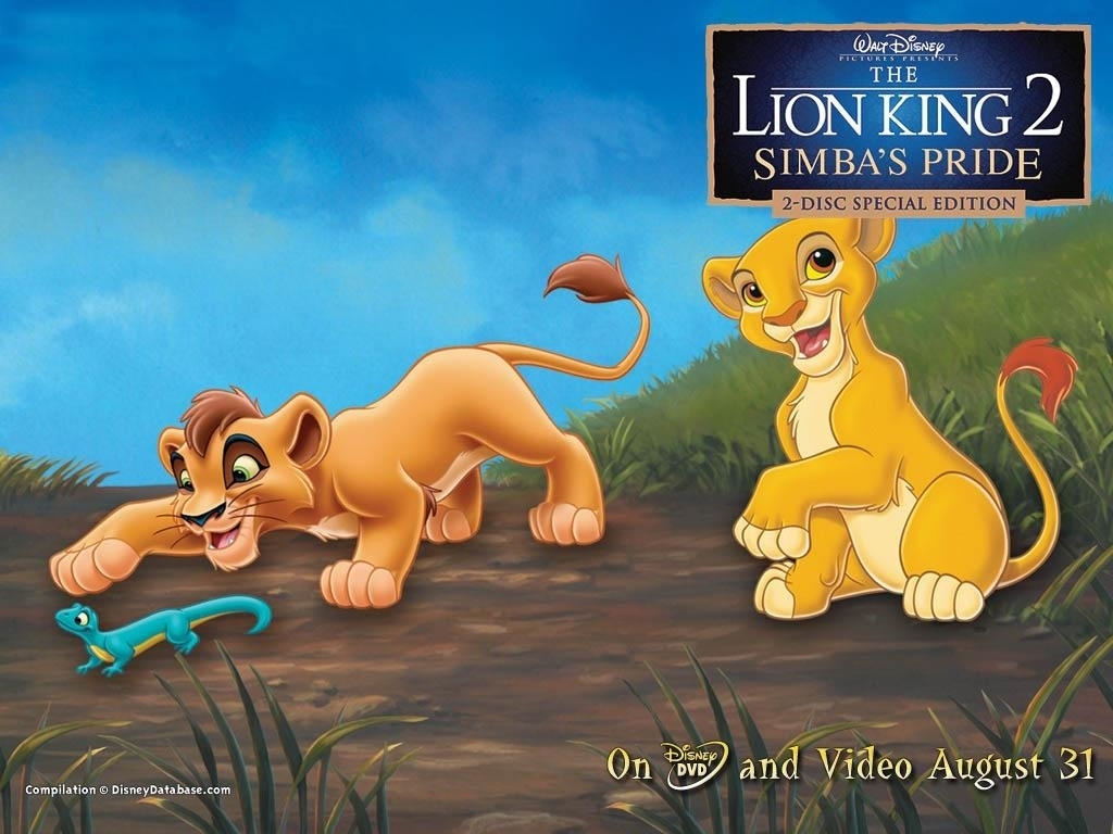Kiara and Kovu lion king cubs Wallpaper