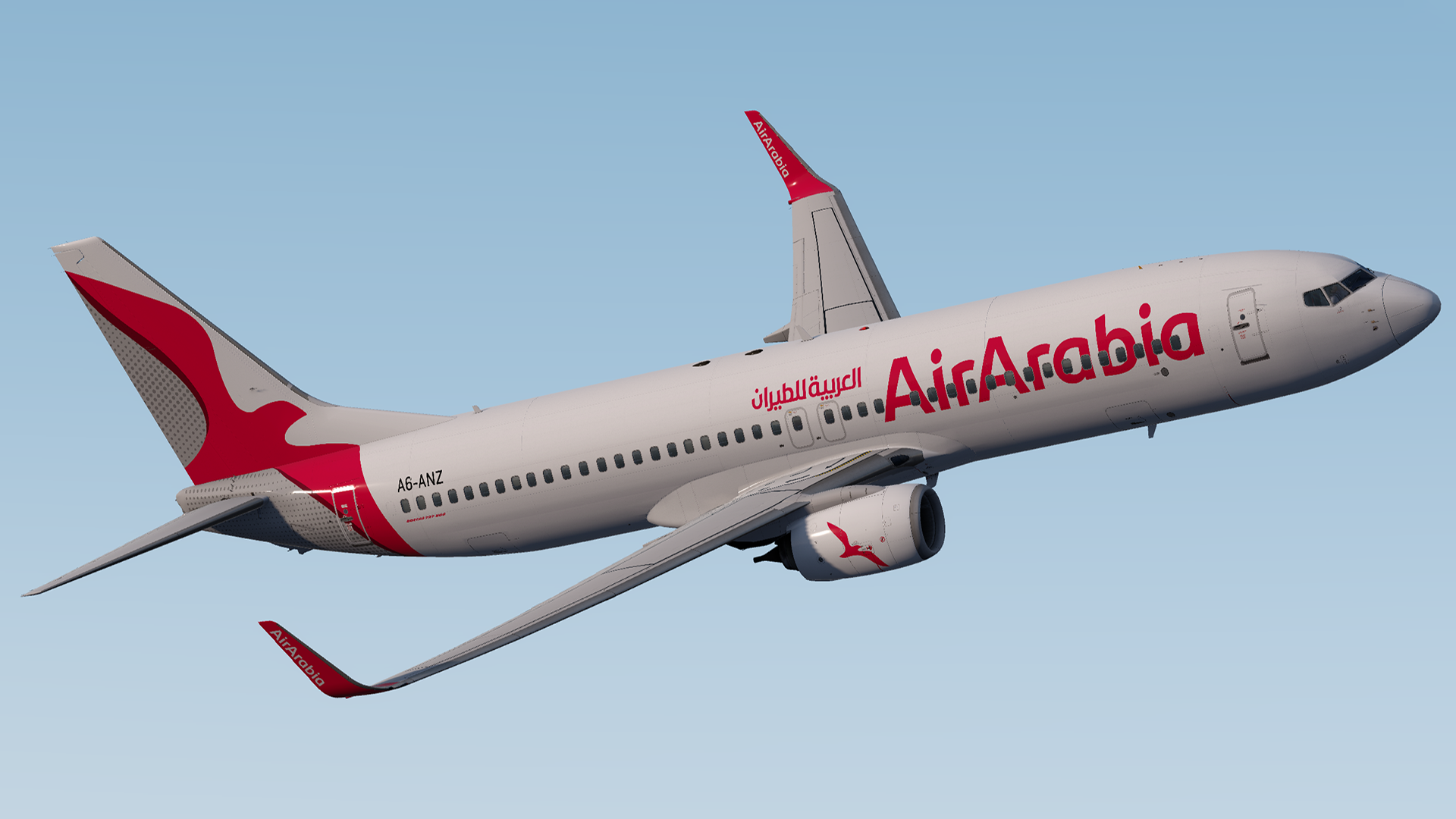 Air Arabia 737 800 (A6 ANZ)