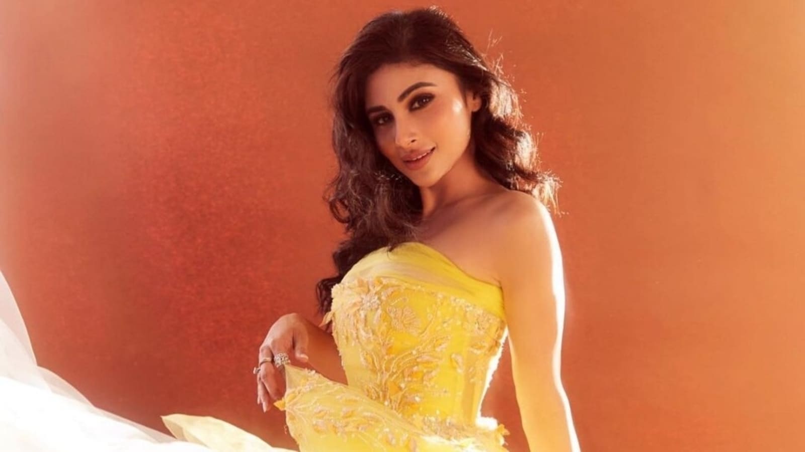 Mouni Roy Looks Oh So Pretty In Sunshine Yellow Gown Worth ₹1 Lakh: See Pics