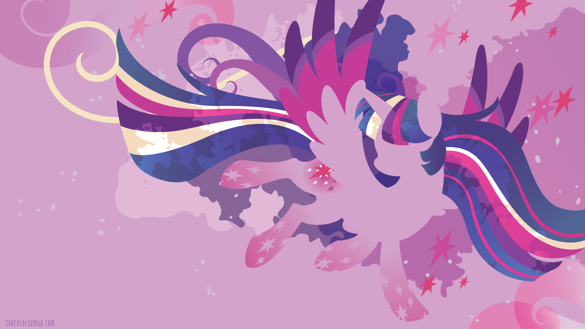 Rainbow Power Twilight Sparkle Silhouette Wall. My little pony twilight, My little pony wallpaper, My little pony picture